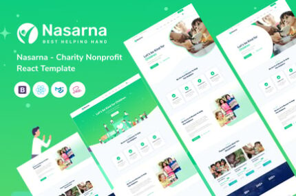 Nasarna - Charity React Template