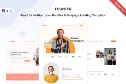 Fronter - React Js Multipurpose Landing Template