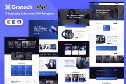 Gratech - IT Service And Technology PHP Template