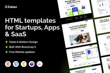 Zubaz - Startup & SaaS Html Tempalte