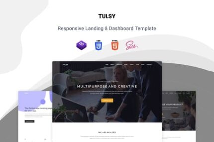 Tulsy - Multipurpose Landing Page Template