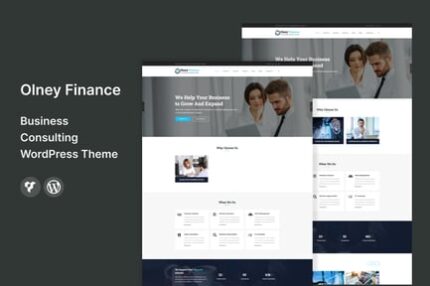 Olney Finance -Business Consulting WordPress Theme