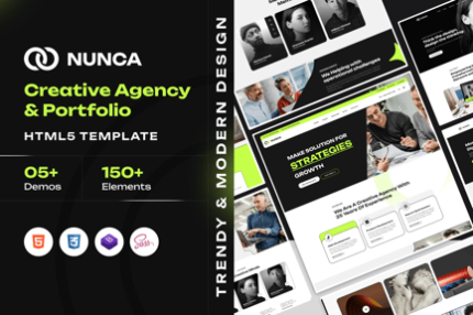 Nunca - Creative Agency & Portfolio HTML5 Template