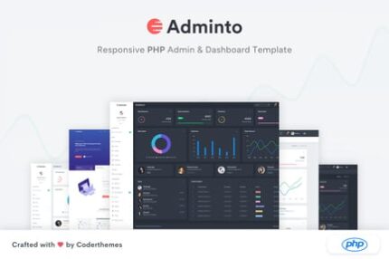 Adminto - PHP Admin Dashboard Template