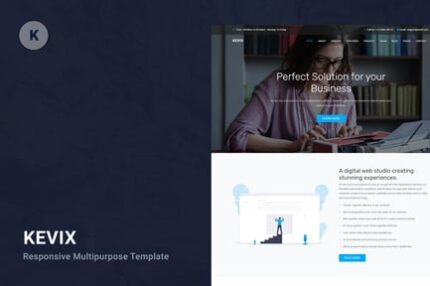 Kevix - Responsive Multipurpose Template