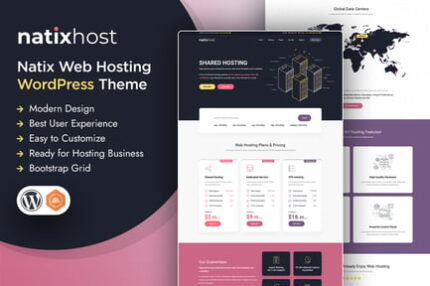 Natix | Web Hosting WordPress Theme