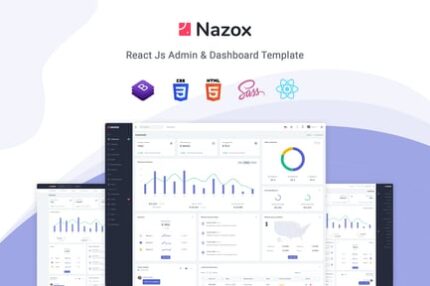 React Admin & Dashboard Template - Nazox