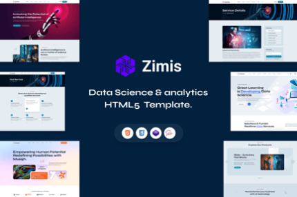 Zimis - Data Science & Analytics HTML5 Template