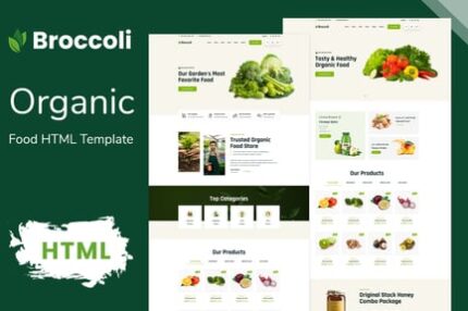 Broccoli - Organic Food Bootstrap HTML Template