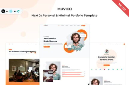 Muvico - Next.js Personal & Minimal Portfolio