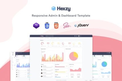 Hexzy - Admin & Dashboard Template