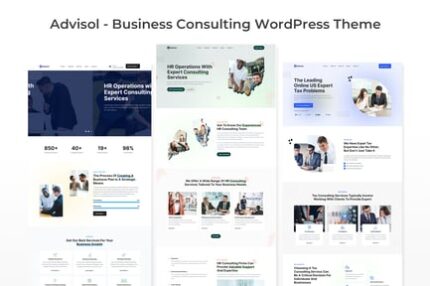 Advisol - Business Consulting WordPress Theme