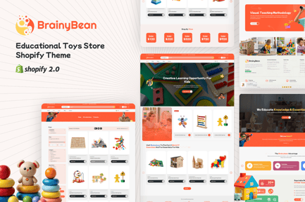 Brainybean - Educational Toys Store Shopify Theme