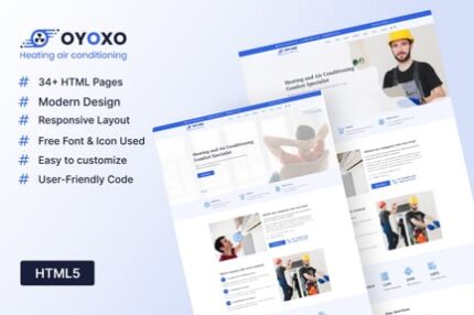 Oyoxo - Heating Air-conditioning Services Template