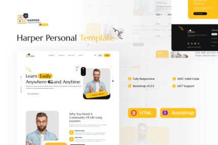 HARPER-Personal/Portfolio Html5 Template