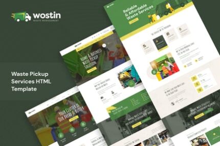 Wostin - Waste Pickup Services HTML Template