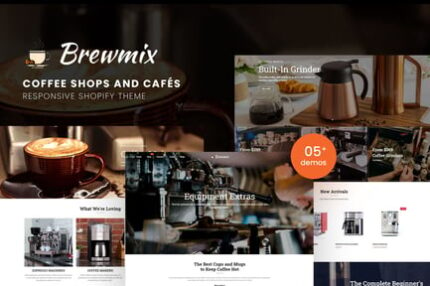 Brewmix - Coffee Shops and Cafés Shopify Theme