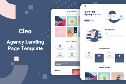 Cleo - Agency Landing Page Template