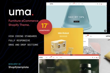 Uma - Minimal Clean Multiple Shopify Theme