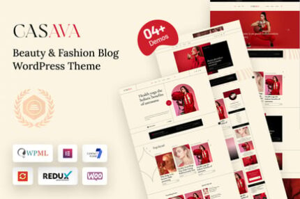 Casava - Beauty & Fashion Blog WordPress Theme