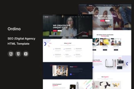 Ordino - SEO /Digital Agency HTML5 Template