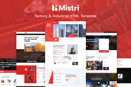 Factory & Industrial HTML Template