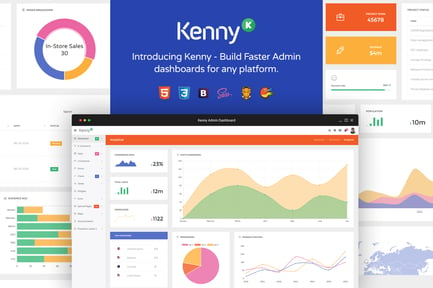 Kenny – Dashboard / Admin Site Responsive Template