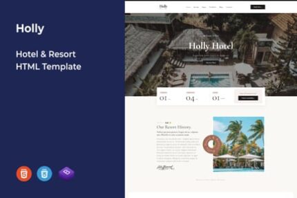 Holly - Hotel & Resort HTML Template