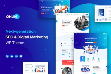 Onum - SEO & Marketing Elementor WordPress Theme