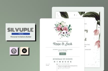 Silvuple – Online Invitation Maker Theme