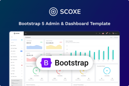 Scoxe - Admin & Dashboard Template