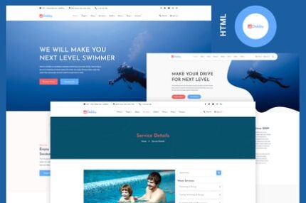 Dobby - Swimming & Diving Center HTML Template