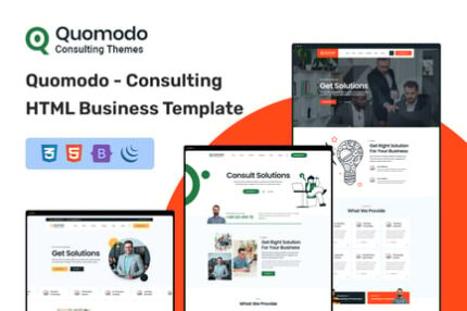 Quomodo - Consulting Agency Bootstrap Template