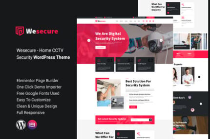 Wesecure – Home Security WordPress Theme