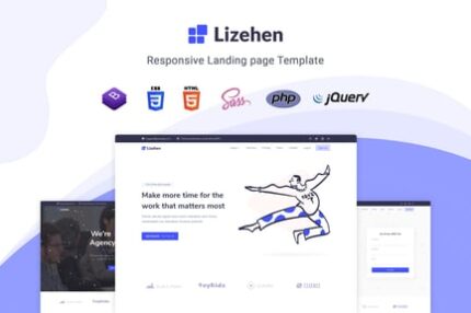 Lizehen - Landing Page Template