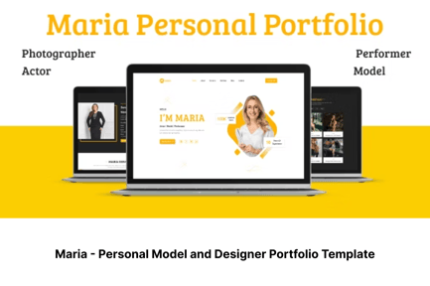 Maria - Personal Portfolio Template