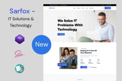 Sarfox - IT Solutions & Technology HTML Template