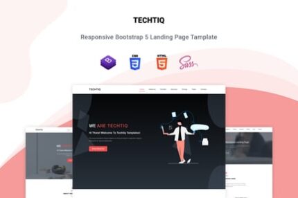 Techtiq - One Page Multipurpose Template