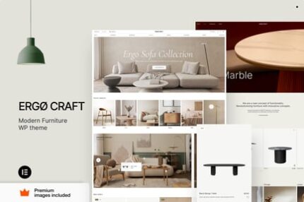 ErgoCraft – Furniture Shop WordPress Theme