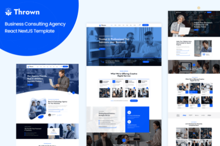 Thrown-Business Agency React NextJS Template