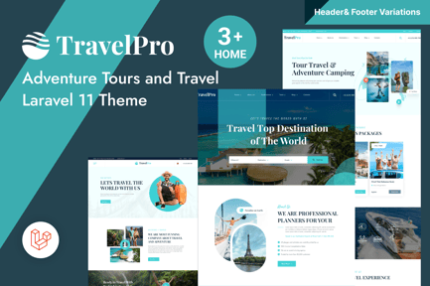 TravelPro -Tour & Travel Agency Laravel Template