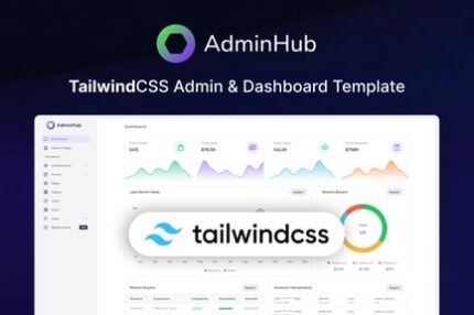 AdminHub - TailwindCSS  Admin Template