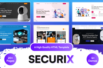 Securix - Security & CCTV Camera HTML Template