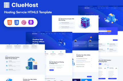 Hosting HTML5 Template