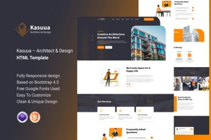 Kasuua – Architect & Design HTML Template