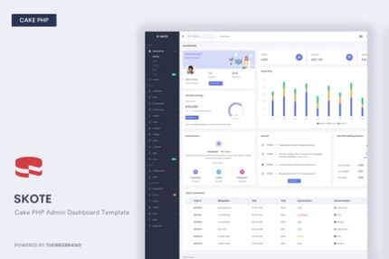 Skote - Cake PHP Admin Dashboard Template