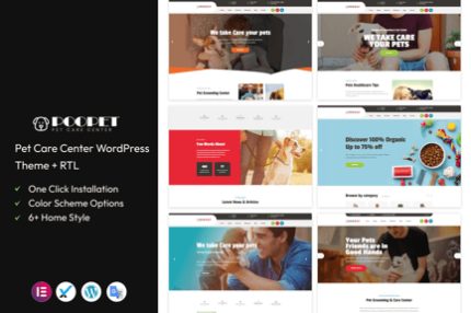 Poopet - Pet Care Center WordPress Theme