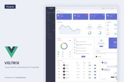 Veltrix - Vuejs Admin & Dashboard Template