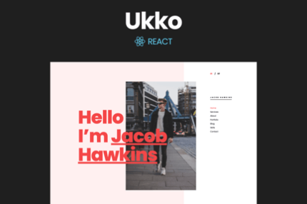 Ukko - React Portfolio Template