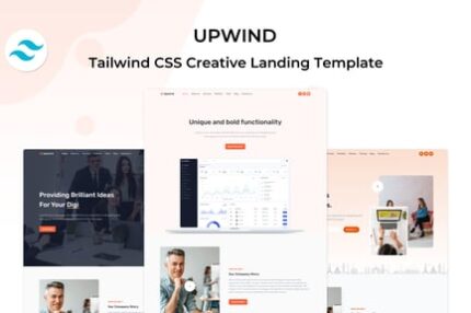 Upwind - Tailwind CSS Landing Template